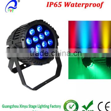 12x15w 5 in 1 Waterproof outdoor RGBWA LED Par Can DMX512 RGB Stage Disco DJ Lighting projector