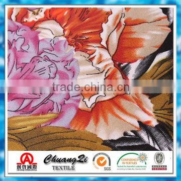 DTY knitted textile polyester spandex digital printed fabric