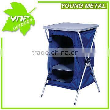 Foldable camping cupboard