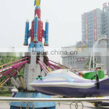 Crazy and Stimulate Kiddie Self-control Airplane Amusement Ride