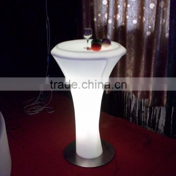 High top led light l shaped cool bar table for bar, bar table led changeable                        
                                                                                Supplier's Choice