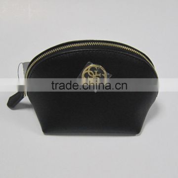 Promotional women leather cosmetic bag