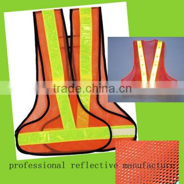 manufacturer for red mesh safety vest