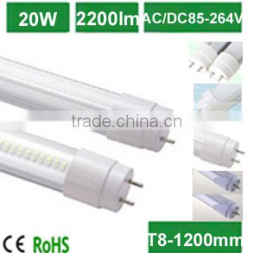 2014 hot sale 20w 1200mm led tube8 decorative bulb in alibaba china