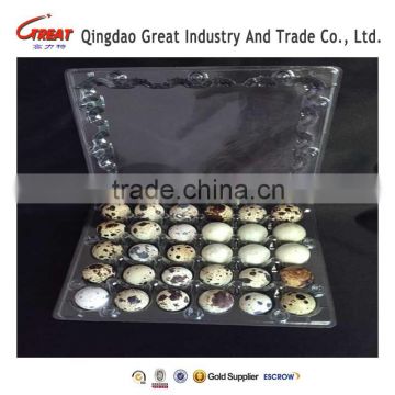 Manufacture directly sale disposable plastic quail eggs tray 30 holes                        
                                                Quality Choice