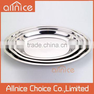 Good mirror unique design 35/40/45 stainless steel dish plate with competitive prices