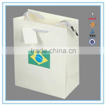 Alibaba China manufacturer customized cheap recycle paper bag machine made production paper bag for shopaping