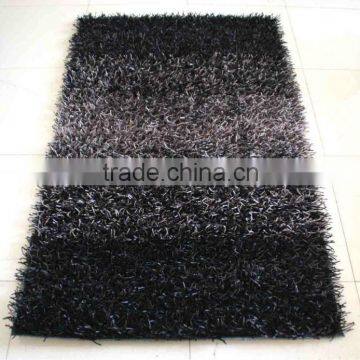 Modern Black Shag Rug