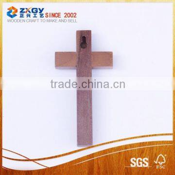 Wholesale large decorative stainless wooden cross for wall decor