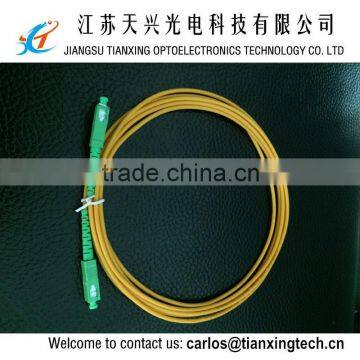 fiber optic simplex 3.0mm 3M patch cord sc/apc