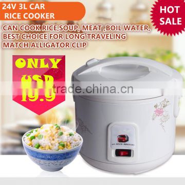12V/24V car rice cooker, solar rice cooker3L,solar powered rice cooker,solar dc rice cooker