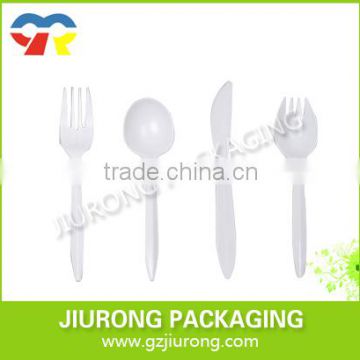 disposable cutlery plastic fork and spoon food grade plastic cutlery