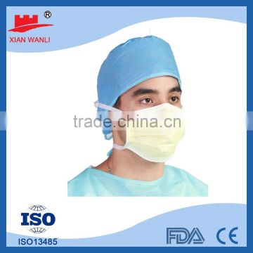 For Chile market 20+20+25g PP with 99% filter paper disposable medical dust doctor face mask for American market