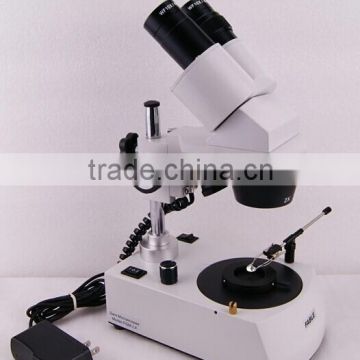 10-30X Gemological Microscope with 3 Lighting Sources