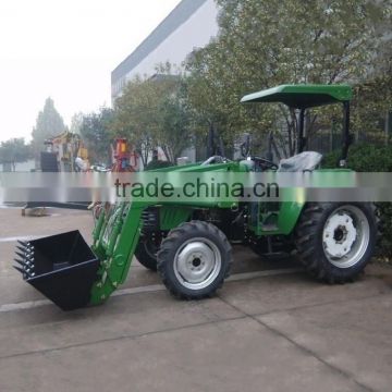 Hot selling DQ404 40HP 4WD Garden tractor with Standard bucket Front loader
