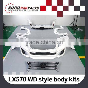 High quality PP material Lexus LX570 URJ200 12y~ W-style body kit conversion kit for Toyota Lexus 570 08~