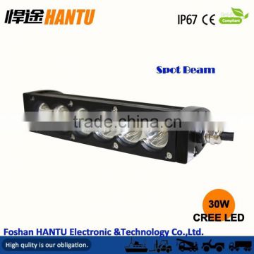 New products in 2015!! 30W single row led light bar /slim body led light bar for car