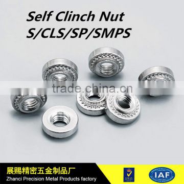 high torque-out resistance stainless steel passivation self-clinching nuts for case/sheet metal