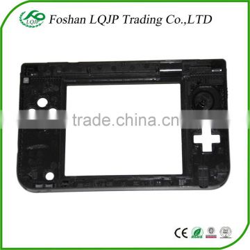 Original OEM Genuine 3DS XL replacement Part Black Bottom Middle Shell Black white and gold