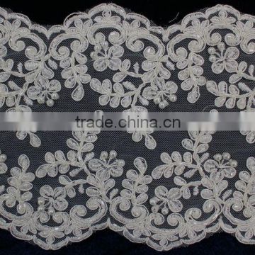 hotsale new style new design embroidery lace trim