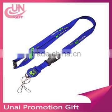 Factory sale silkscreen printing lanyard with different hook