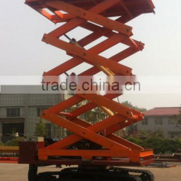 Scissor lift china Electric Crawler with Scissor Lift