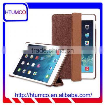 Popular Brown PU Leather Case for Apple iPad mini 4