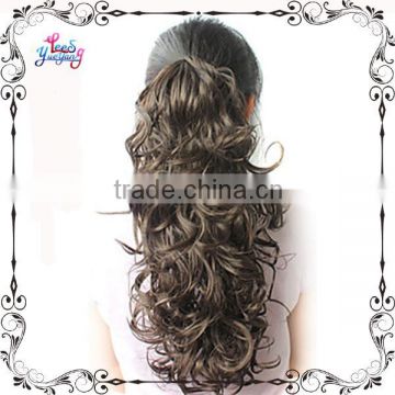 High Quality Long Curly Ponytail Hairpiece