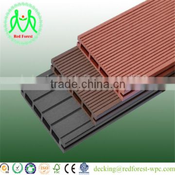 Red Forest WPC Wood Plastic Composit Floor Decking with CE/SGS certification
