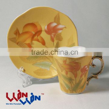 porcelain cup and saucer wwc0116