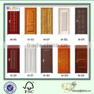 Eco-friendly modern wooden front door designs