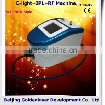 2013 New style E-light+IPL+RF machine www.golden-laser.org/ lending service