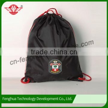 Convenient custom logo promotional cotton drawstring bag