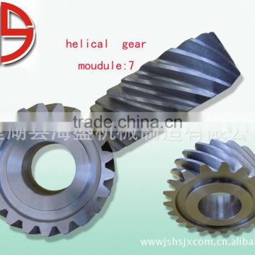 helical gear and pinion