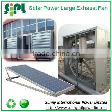 Industrial exhaust fan with solar panel 36V extractor fan blower tangential axial fan