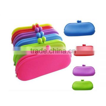 Wholesale Factory Price Gender Women 3D Silicone Coin Purse with Custom Printing LOGO