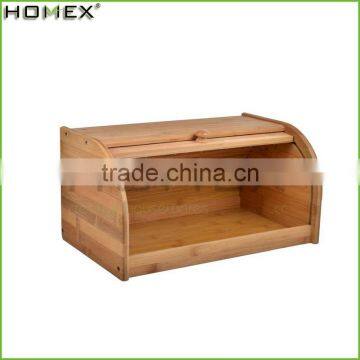 Healthy Bamboo Wooden Bread Boxes/Homex_Factory