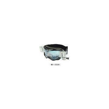 PC + UV and TPU Motocross Goggles, Snow Board Goggles with Double-Layer Anti-Fog Lenses