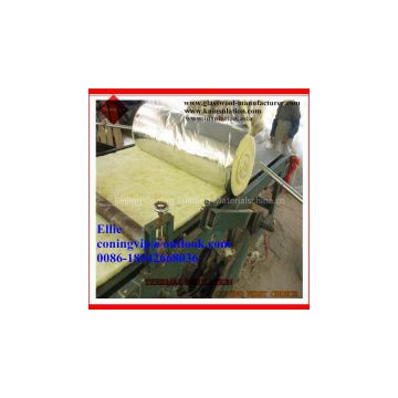24kg/m3 fiberglass wool insulation with Alum.foil