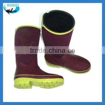 women fashion rubber rain boots