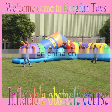 indoor/ourtdoor inflatable obstacle tunnel for kids