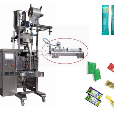 Celery sauce vertical back seal  pack packing machine