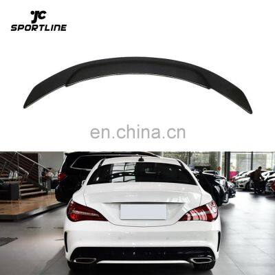 Carbon Fiber C117 CLA250 Ducktail Spoiler for Mercedes Benz CLA200 CLA45 AMG 14-19 RT Style