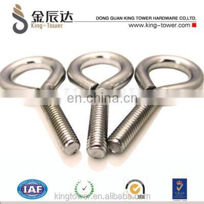 stainless steel closed ring screw eye hooks