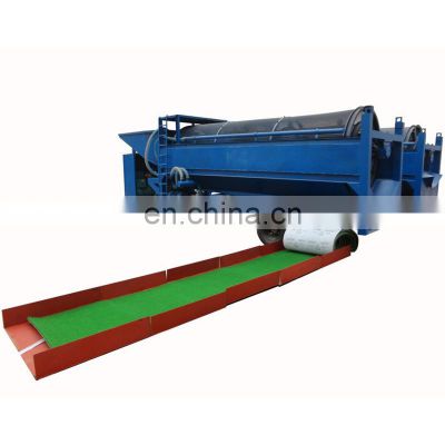 Low price mobile gold washing plant trommel screen equipment for alluvial gold plant