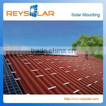 on-grid roof Solar power system adjustable solar mount for tile roof