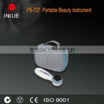 2016 hot selling skin massage machine face lifting ion massager hand held ultrasound devices