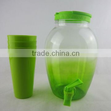 plastic cool drink beverage dispenser egg shape party juice dispenser PET water container