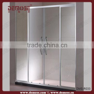 small sliding shower door/bathroom shower cubicle and tray