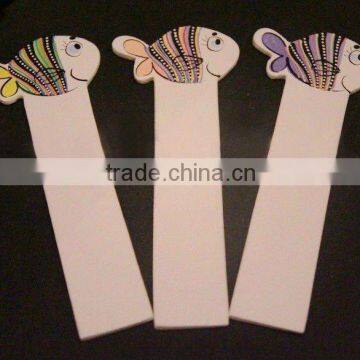 Animal silk printed wood bookmark(wood craft/wood gift in laser cut & engraving)